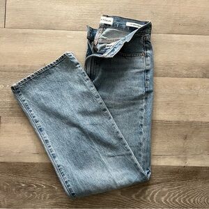 Denim Forum Farrah Hi-Rise Wide Leg Jeans